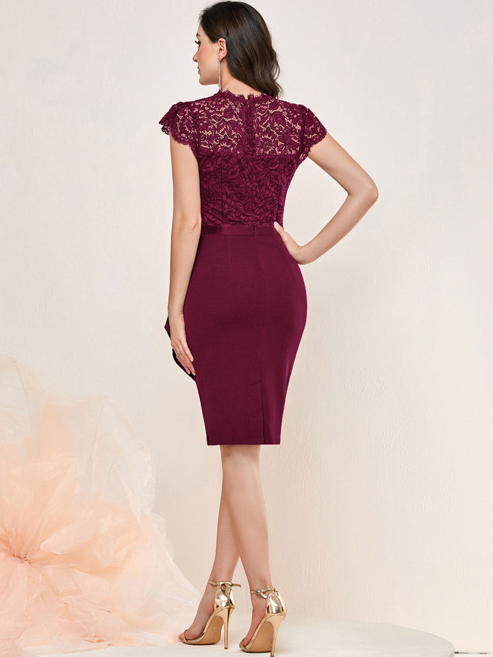 cap sleeve ruffle dress in mixed lace NWT Jcrew Cap-sleeve ruffle dress in mixed lace size 4 in Black H7376 J Crew